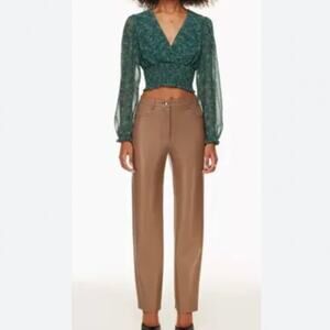 NWT Aritzia Wilfred Melina Pants in Constant Camel